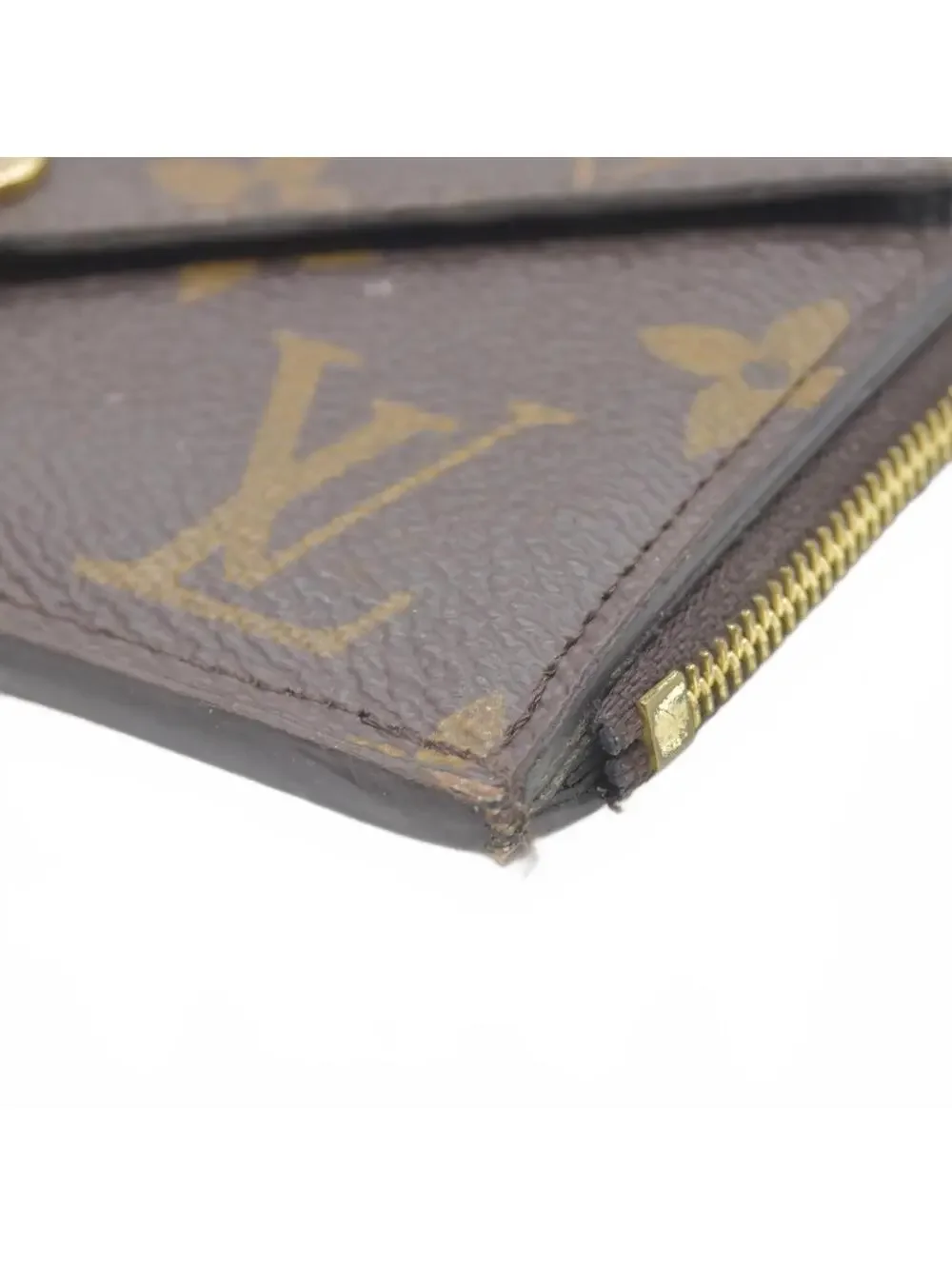$675 Louis Vuitton  Monogram Recto Verso Card Holder RFID